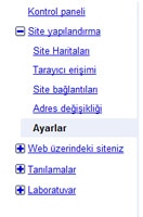 Webmasters Tools Menu